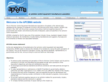Tablet Screenshot of apcema.org.au